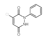 3,6-Pyridazinedione,5-chloro-1,2-dihydro-1-phenyl- structure