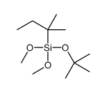 dimethoxy-(2-methylbutan-2-yl)-[(2-methylpropan-2-yl)oxy]silane结构式