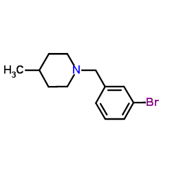 1-(3-Bromobenzyl)-4-methylpiperidine Structure