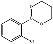 2-氯苯硼酸-1,3-丙二醇酯结构式