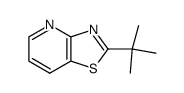 2-tert-butylthiazolo(4,5-b)pyridine Structure