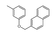 2-[(3-methylphenoxy)methyl]naphthalene结构式