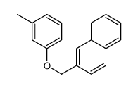 2-[(3-methylphenoxy)methyl]naphthalene Structure