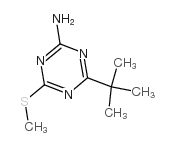 4-(TERT-BUTYL)-6-(METHYLTHIO)-1,3,5-TRIAZIN-2-AMINE structure