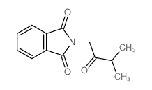 1H-Isoindole-1,3(2H)-dione,2-(3-methyl-2-oxobutyl)- Structure