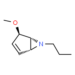 6-Azabicyclo[3.1.0]hex-2-ene,4-methoxy-6-propyl-,(1alpha,4alpha,5alpha)-(9CI)结构式