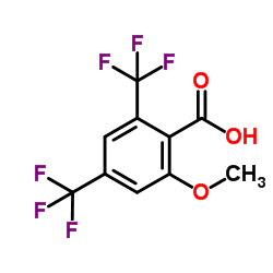 2-Methoxy-4,6-bis(trifluoromethyl)benzoic acid Structure