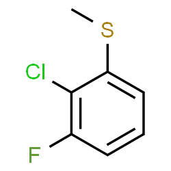 2-Chloro-1-fluoro-3-(methylsulfanyl)benzene结构式