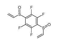 1,4-bis(ethenylsulfinyl)-2,3,5,6-tetrafluorobenzene结构式