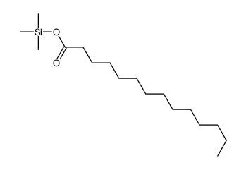 Tetradecanoic acid trimethylsilyl ester structure