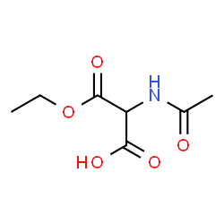 Propanedioic acid,(acetylamino)-,monoethyl ester,(+)- (9CI) Structure