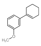 Benzene,1-(1-cyclohexen-1-yl)-3-methoxy- Structure