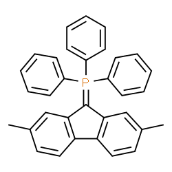 (2,7-Dimethyl-9H-fluoren-9-ylidene)triphenylphosphorane结构式