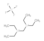 diethylsulfoniomethyl(diethyl)sulfanium,tetrafluoroborate Structure