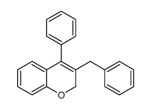 3-benzyl-4-phenyl-2H-chromene Structure