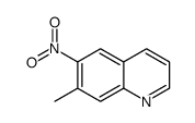 7-methyl-6-nitroquinoline structure