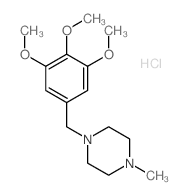 1-methyl-4-[(3,4,5-trimethoxyphenyl)methyl]piperazine Structure