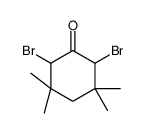 2,6-dibromo-3,3,5,5-tetramethylcyclohexan-1-one结构式