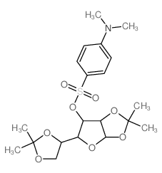 4-[[3-(2,2-dimethyl-1,3-dioxolan-4-yl)-7,7-dimethyl-2,6,8-trioxabicyclo[3.3.0]oct-4-yl]oxysulfonyl]-N,N-dimethyl-aniline Structure