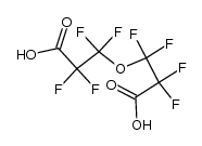 bis-(2-carboxy-tetrafluoro-ethyl)-ether Structure