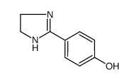 4-(4,5-二氢-1H-咪唑-2-基)苯酚结构式