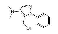 4-Dimethylamino-1-phenyl-1H-pyrazole-5-methanol Structure