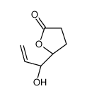 (5S)-5-[(1S)-1-hydroxyprop-2-enyl]oxolan-2-one结构式