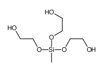 2-[bis(2-hydroxyethoxy)-methylsilyl]oxyethanol Structure
