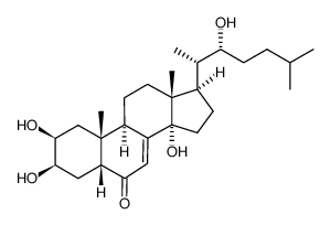 25-deoxyecdysone Structure