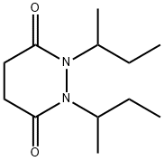 1,2-bis(1-methylpropyl)-4,5-dihydro-3,6(1h,2h)-pyridazinedione Structure