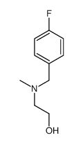 2-[(4-Fluoro-benzyl)-Methyl-amino]-ethanol结构式