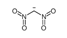 dinitromethane anion Structure