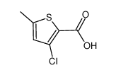 3-Chloro-5-methylthiophene-2-carboxylic acid结构式
