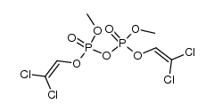 diphosphoric acid 1,2-bis-(2,2-dichloro-vinyl) ester 1,2-dimethyl ester Structure