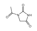 1-acetylhydantoin Structure