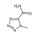 1-Methyl-1H-tetrazole-5-carboxamide结构式