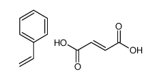 2-顺丁烯二酸与乙烯基苯的聚合物结构式