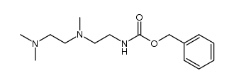 benzyl (2-((2-(dimethylamino)ethyl)(methyl)amino)ethyl)carbamate结构式