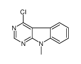 4-chloro-9-methylpyrimido[4,5-b]indole结构式