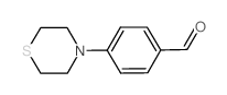 4-(1,4-THIAZINAN-4-YL)BENZENECARBALDEHYDE structure