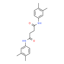 N,N'-Bis(3,4-dimethylphenyl)succinamide Structure