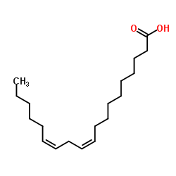 (10Z,13Z)-10,13-Nonadecadienoic acid structure