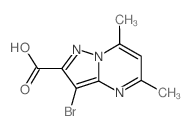 3-bromo-5,7-dimethylpyrazolo[1,5-a]pyrimidine-2-carboxylic acid(SALTDATA: FREE) picture