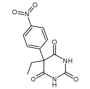 5-ethyl-5-(4-nitro-phenyl)-pyrimidine-2,4,6-trione结构式
