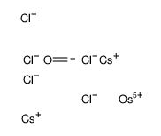 dicesium carbonylpentachloroosmate(2-) structure