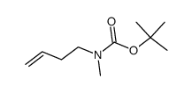 tert-butyl but-3-enyl(methyl)carbamate Structure