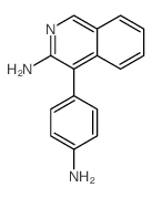 3-Isoquinolinamine,4-(4-aminophenyl)- structure