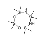 Si-Octamethyl-cyclotetrasil-6,8-diaza-2,4-dioxan结构式