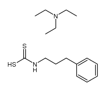 Triethylammonium-3-phenylpropyldithiocarbamat Structure