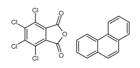 tetrachloro-phthalic acid-anhydride, compound with phenanthrene结构式